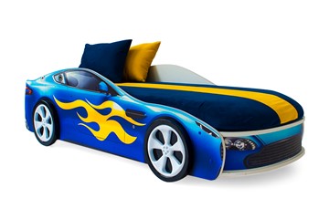 Кровать-машина детская Бондимобиль синий в Орле