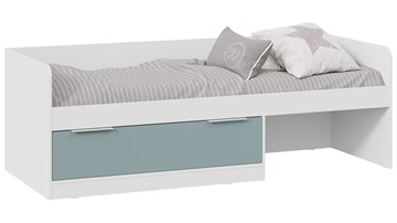 1-спальная детская кровать Марли Тип 1 (Белый/Серо-голубой) в Орле