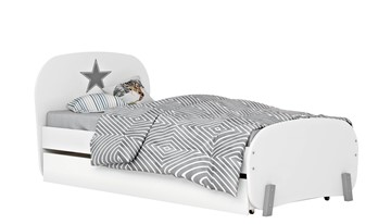 1-спальная детская кровать POLINI Kids Mirum 1915 Белый / Белый в Орле