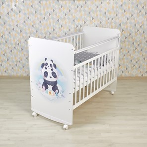 Детская кровать Фея 702 Милые панды, белый в Орле