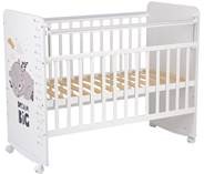 Детская кровать Фея 702 Спящий мишка, белый в Орле