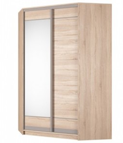 Угловой шкаф Аларти (YA-230х1400(602) (10) Вар. 5; двери D1+D2), с зеркалом в Орле