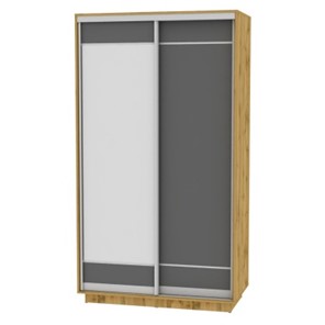 Шкаф 2-дверный Весенний HK1, 2155х1200х600 (D1D2), ДВ-Графит в Орле