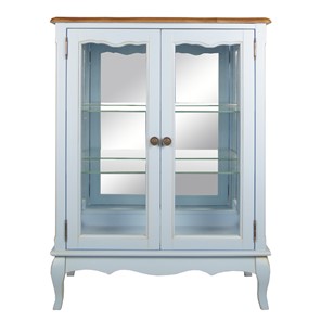 Шкаф 2-дверный Leontina для посуды (ST9318B) Голубой в Орле