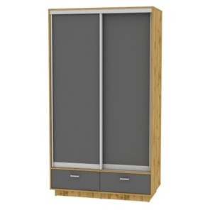Шкаф 2-дверный Весенний HK7, 2155х1200х600 (D3D3), ДВ-Графит в Орле