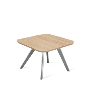 Квадратный столик SHT-S39 / SHT-TT 60/60 ЛДСП (дуб сонома/серый) в Орле