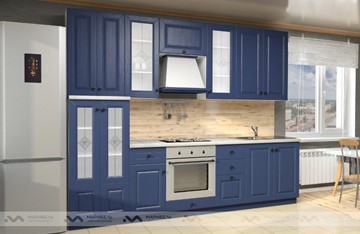 Кухонный гарнитур Вена 2800, цвет Синий в Орле