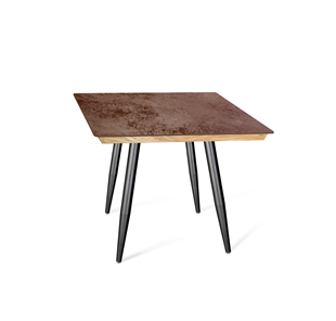 Керамический кухонный стол SHT-TU14 (4 шт.)/ТT8 60/60 (черный муар/прозрачный лак/коричневая сепия) в Орле