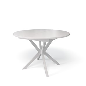 Кухонный раздвижной стол Kenner B1100 (Белый/Стекло белое сатин) в Орле