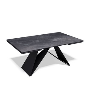 Керамический кухонный стол KB1400, черный/керамика черная в Орле
