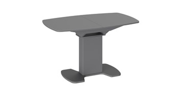 Обеденный раздвижной стол Портофино (СМ(ТД)-105.02.11(1)), цвет Серое/Стекло серое матовое LUX в Орле