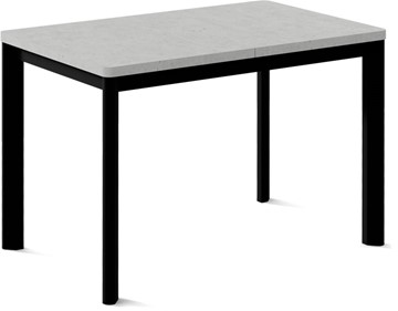 Раздвижной стол Токио-2L (ноги металлические черные, светлый цемент) в Орле