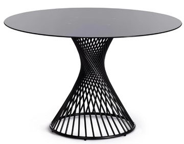 Стол из стекла BERTOIA (mod. GT21) металл/стекло, Black (черный) арт.20595 в Орле