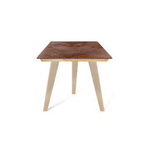 Керамический кухонный стол SHT-TU16 (3 шт.)/ТT8 60/60 (прозрачный лак/прозрачный лак/коричневая сепия) в Орле