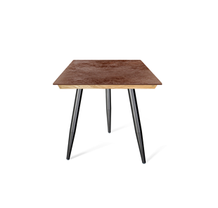 Керамический кухонный стол SHT-TU14 (3 шт.)/ТT8 60/60 (черный муар/прозрачный лак/коричневая сепия) в Орле