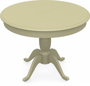 Круглый стол на кухню Леонардо-1 исп. Круг 820, тон 10 (Морилка/Эмаль) в Орле