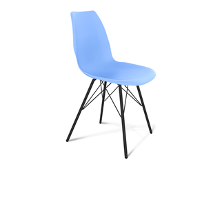 Обеденный стул SHT-ST29/S37 (голубой pan 278/черный муар) в Орле