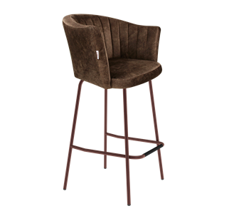 Барный стул SHT-ST42-1 / SHT-S29P (кофейный трюфель/медный металлик) в Орле