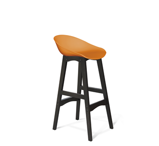 Барный стул SHT-ST19/S65 (оранжевый/венге) в Орле
