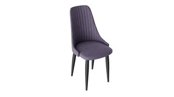 Обеденный стул Франк (конус) исп2 (Графит/Микровелюр Фиолетовый) в Орле