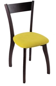 Обеденный стул Лугано каркас массив венге, велюр - мазерати олива в Орле