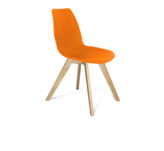 Обеденный стул SHT-ST29/S39 (оранжевый ral2003/прозрачный лак) в Орле