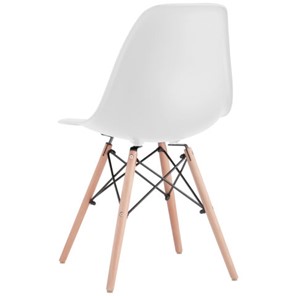 Комплект стульев 4 шт. BRABIX "Eames CF-010", пластик белый, опоры дерево/металл, 532630, 2033A в Орле