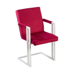 Кухонный стул Бруно, Белый/Аврора 11(бордовый) в Орле