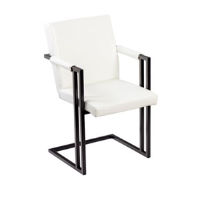 Обеденный стул Бруно, Черный/Аттика белый в Орле