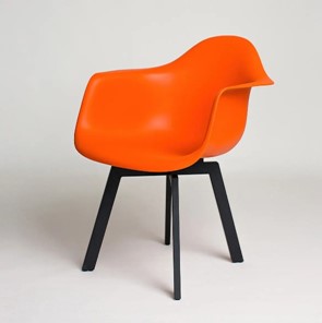 Обеденный стул DSL 330 Grand Black (Оранжевый) в Орле