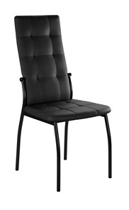 Обеденный стул Галс-М, к/з Pegasso черный, ножки черные в Орле