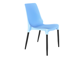 Обеденный стул SHT-ST75/S424-C (голубой/черный муар) в Орле