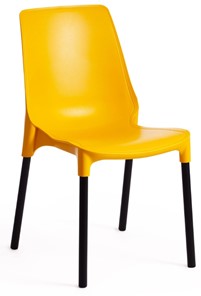 Обеденный стул GENIUS (mod 75) 46x56x84 желтый/черные ножки арт.15281 в Орле