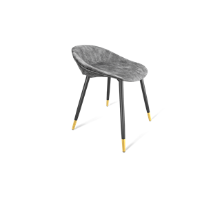 Обеденный стул SHT-ST19-SF1 / SHT-S95-1 (дымный/черный муар/золото) в Орле