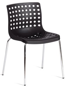 Кухонный стул SKALBERG (mod. C-084-A) 46х56х79 Black (черный) / Chrome (хром) арт.19258 в Орле