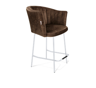 Полубарный стул SHT-ST42-1 / SHT-S29P-1 (кофейный трюфель/хром лак) в Орле