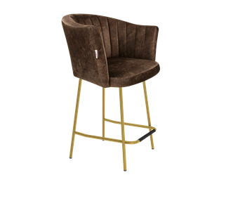 Полубарный стул SHT-ST42-1 / SHT-S29P-1 (кофейный трюфель/золото) в Орле