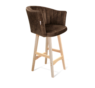 Полубарный стул SHT-ST42-1 / SHT-S65-1 (кофейный трюфель/прозрачный лак) в Орле