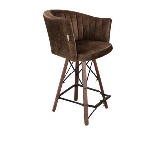 Полубарный стул SHT-ST42-1 / SHT-S80-1 (кофейный трюфель/темный орех/черный) в Орле