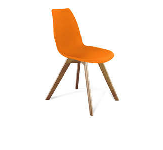 Кухонный стул SHT-ST29/S39 (оранжевый ral2003/светлый орех) в Орле