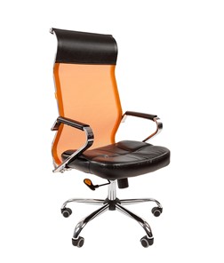 Офисное кресло CHAIRMAN 700 сетка, цвет оранжевый в Орле