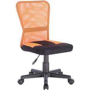 Кресло офисное Brabix Smart MG-313 (без подлокотников, комбинированное, черное/оранжевое) в Орле