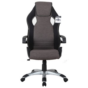Офисное кресло Brabix Techno GM-002 (ткань, черное/серое, вставки белые) в Орле