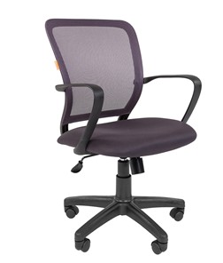 Офисное кресло CHAIRMAN 698 black TW, ткань, цвет серый в Орле