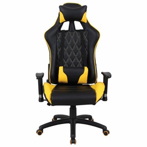 Компьютерное кресло Brabix GT Master GM-110 (две подушки, экокожа, черное/желтое) 531927 в Орле