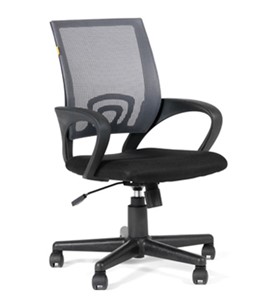 Кресло офисное CHAIRMAN 696 black Сетчатый акрил DW63 темно-серый в Орле