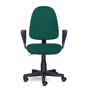 Офисное кресло Brabix Prestige Ergo MG-311 (регулируемая эргономичная спинка, ткань,черно-зеленое) 532421 в Орле