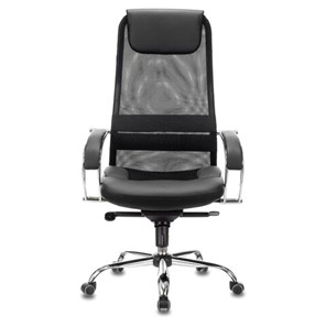 Офисное кресло Brabix Premium Stalker EX-609 PRO (хром, мультиблок, ткань-сетка/экокожа, черное) в Орле