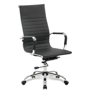 Кресло офисное BRABIX "Energy EX-509", экокожа, хром, черное, 530862 в Орле