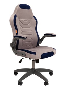 Компьютерное кресло CHAIRMAN Game 50 цвет TW серый/синий в Орле